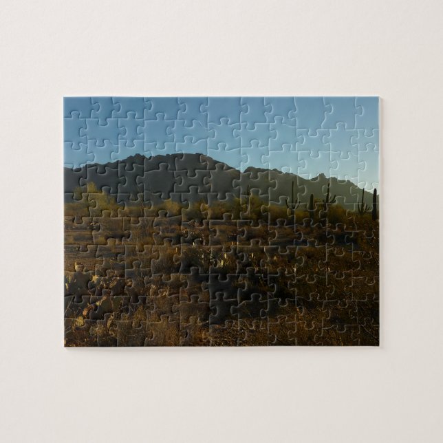 Saguaro Sunrise at Saguaro National Park Jigsaw Puzzle (Horizontal)
