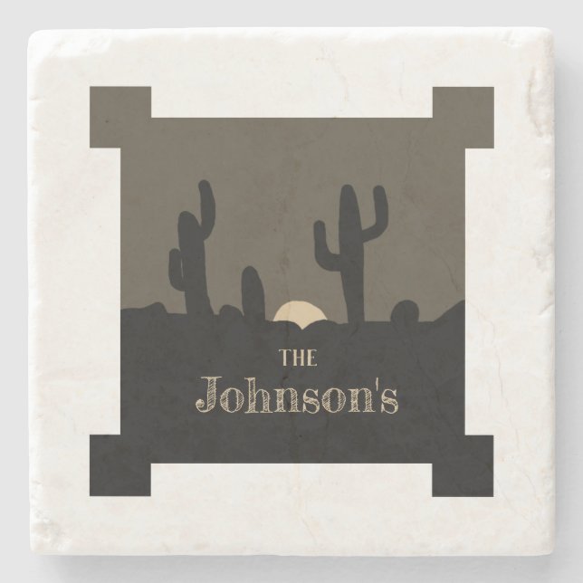 Saguaro Sunset Coaster (Front)