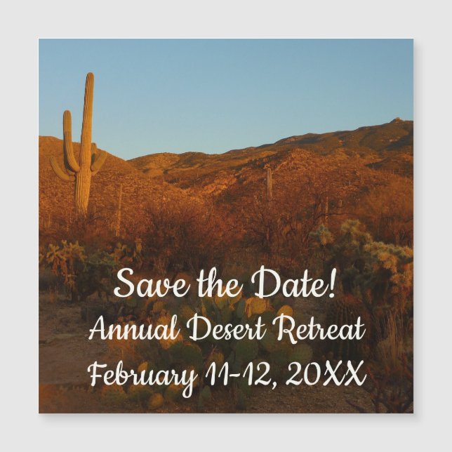 Saguaro Sunset I Arizona Desert Landscape (Front)