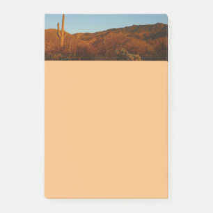 Saguaro Sunset I Arizona Desert Landscape Post-it Notes