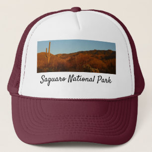 Saguaro Sunset I Arizona Desert Landscape Trucker Hat