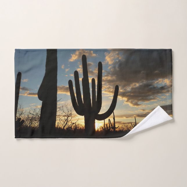 Saguaro Sunset II Arizona (Serviette à main)