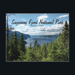 Saguenay Fjord Quebec Canada Postcard<br><div class="desc">Saguenay Fjord National Park,  Parc National du Fjord-du-Saguenay,  Quebec,  Canada,  Postcard,  Landscape,  Nature,  Vacation,  Views</div>