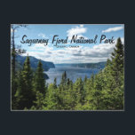 Saguenay Fjord Quebec Canada Postcard<br><div class="desc">Saguenay Fjord National Park, Parc National du Fjord-du-Saguenay, Quebec, Canada, Postcard, Landscape, Nature, Vacation, Views</div>