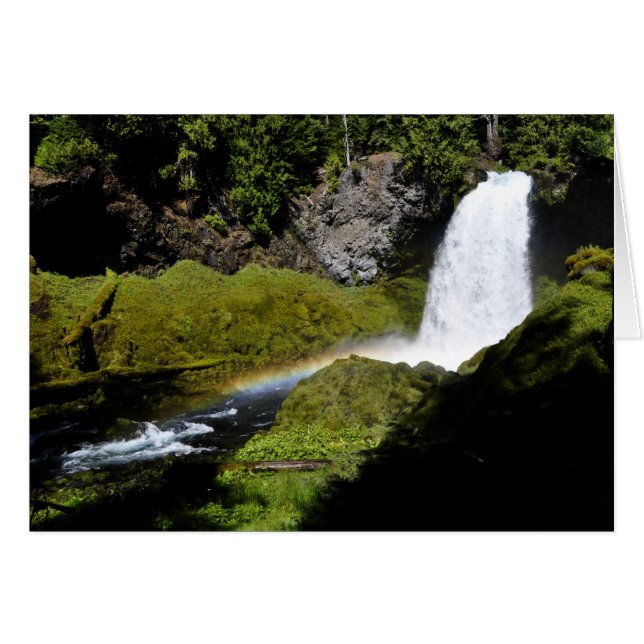 Sahalie Falls Rainbow (Front Horizontal)