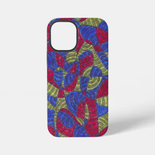 Sahar   Colorful Abstract Hand-Drawn Art phone cas iPhone 12 Mini Case