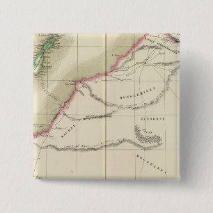 Sahara Desert, Africa 6 2 Inch Square Button