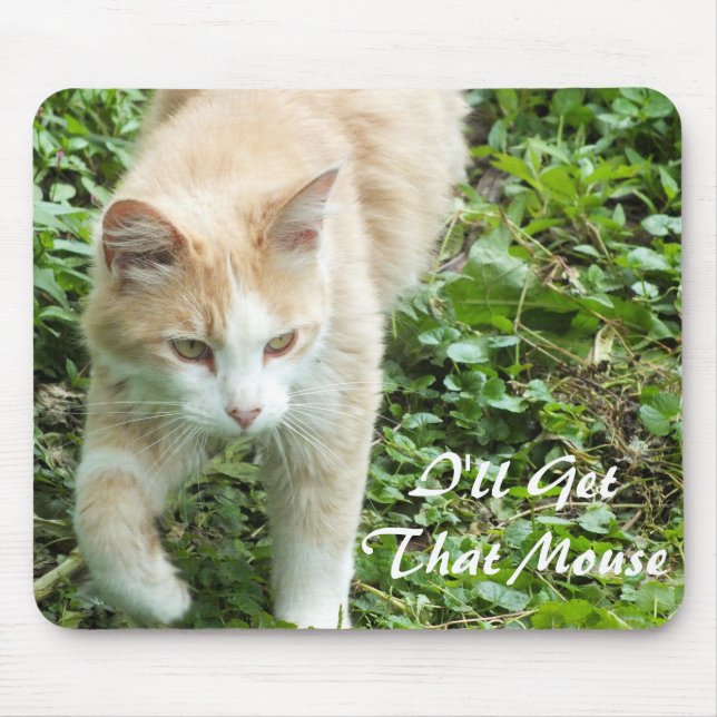 Sahara Jungle Cat Mouse Pad (Front)