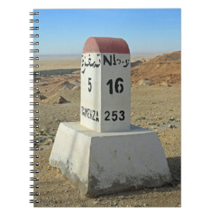 Sahara milestone, Tunisia Notebook