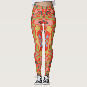 Sahara Rhythm Abstract Leggings