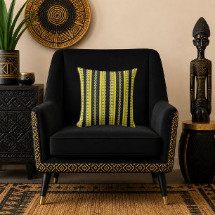 Sahara Rhythm Throw Pillow