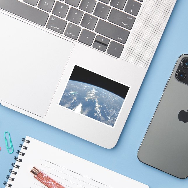 Saharan Dust Blowing Westward Into The Atlantic. (Laptop w/ iPhone)