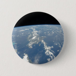 Saharan Dust Blowing Westward Into The Atlantic. 2 Inch Round Button