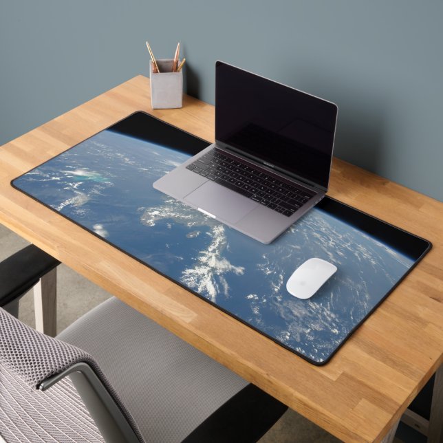 Saharan Dust Blowing Westward Into The Atlantic. Desk Mat (Office 2)