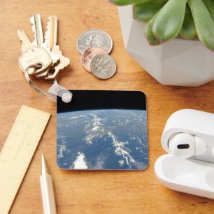 Saharan Dust Blowing Westward Into The Atlantic. Keychain