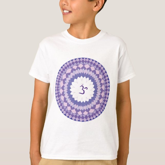 Sahasrara chakra mandala T-Shirt (Front)