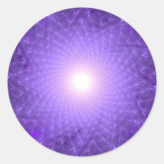 Sahasrara - The Thousand-Petalled Lotus Classic Round Sticker (Front)