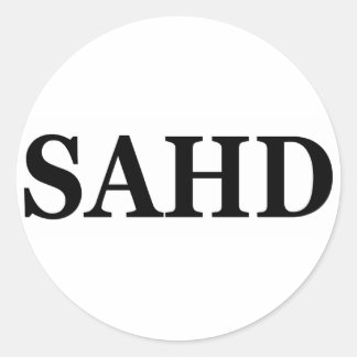Sahd Classic Round Sticker