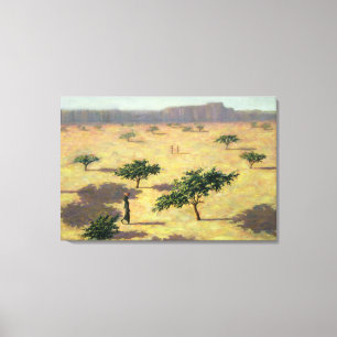 Sahelian Landscape Mali 1991 Canvas Print
