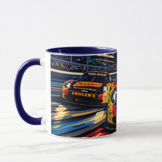 Sahlen racing in the night mug