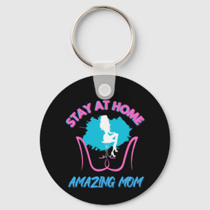 Sahm Stay At Home Retired Mother Pink Ladies Shoes Keychain