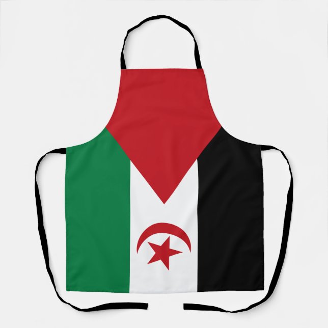 Sahrawi Arab Democratic Republic Flag Apron (Front)