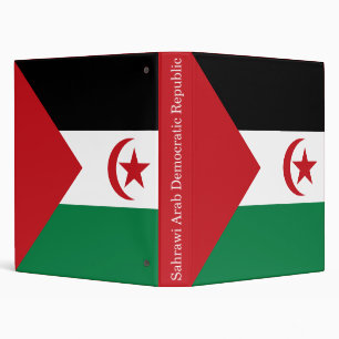 Sahrawi Arab Democratic Republic Flag Binder