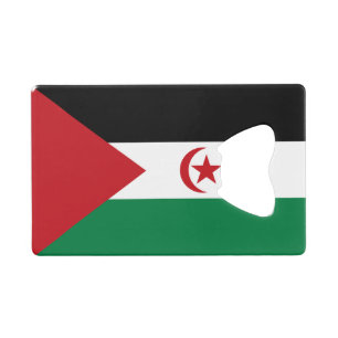 Sahrawi Arab Democratic Republic Flag Credit Card Bottle Opener