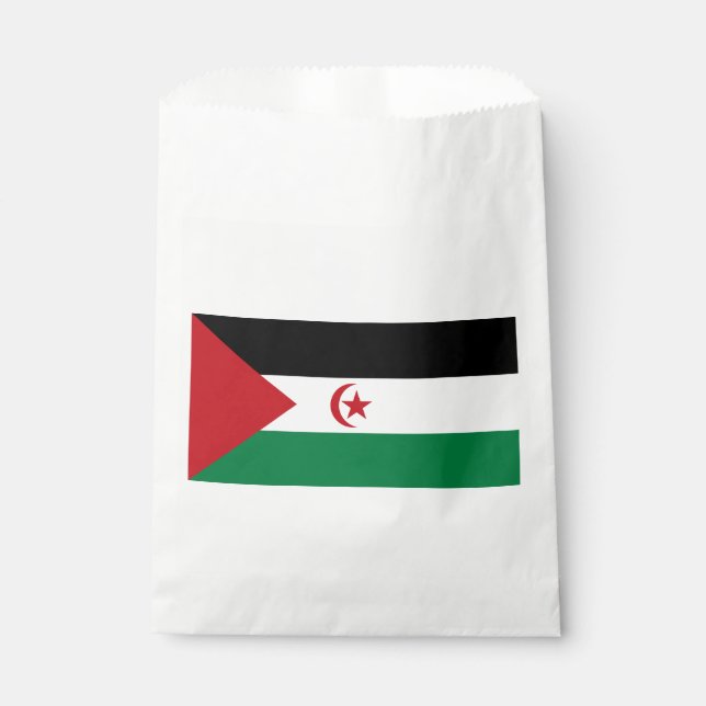Sahrawi Arab Democratic Republic Flag Favour Bag (Front)