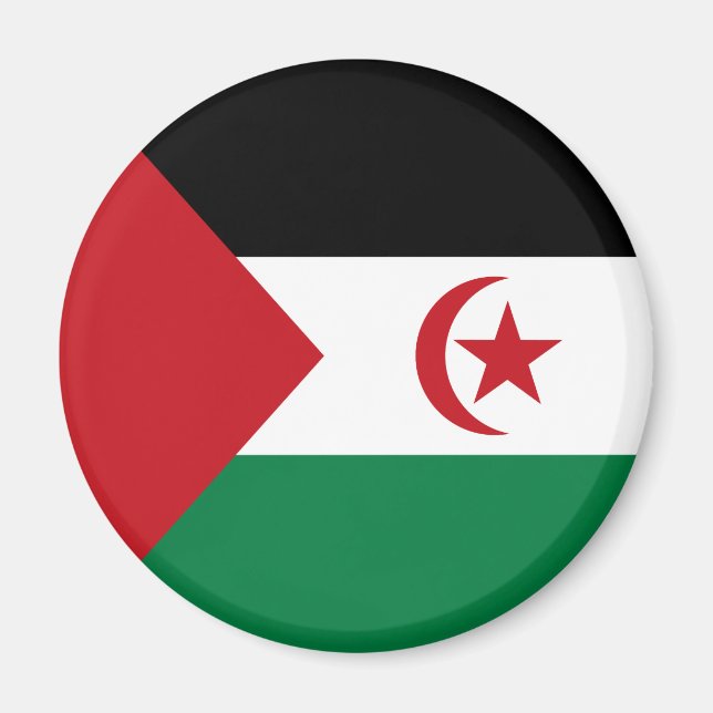 Sahrawi Arab Democratic Republic Flag Magnet (Front)