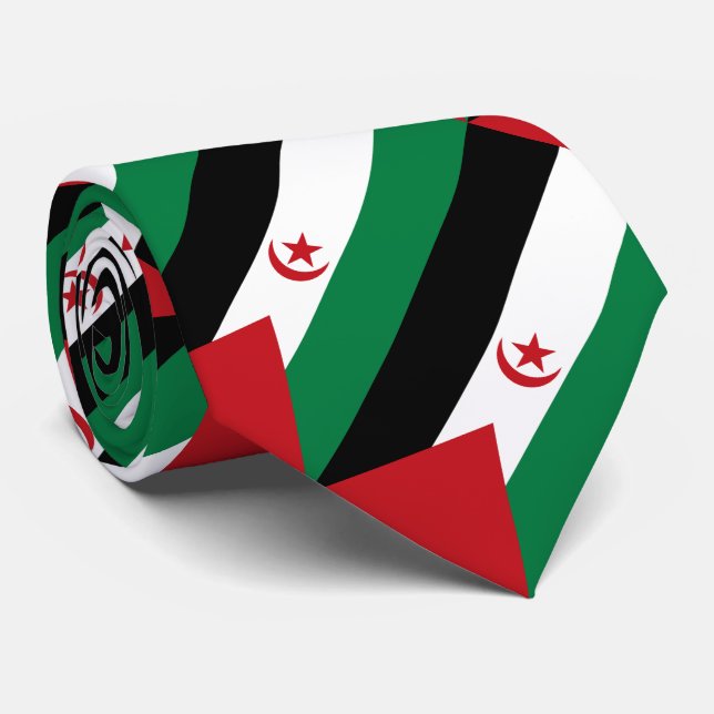 Sahrawi Arab Democratic Republic Flag Tie (Rolled)