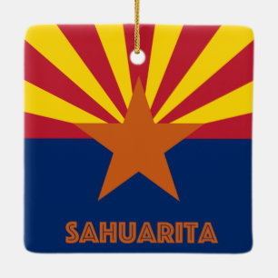 Sahuarita Arizona Ceramic Ornament