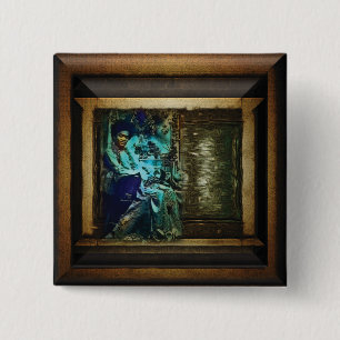 Sai Baba 2 Inch Square Button