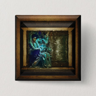 Sai Baba 2 Inch Square Button