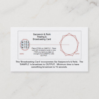 Sai Sanjeevini et carte de Reiki
