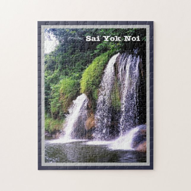 Sai Yok Noi - Waterfalls - Thailand - Jigsaw Puzzle (Vertical)