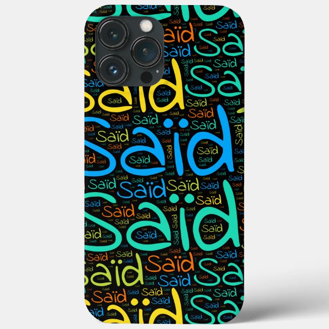 Said Case-Mate iPhone Case (Back)