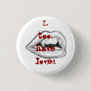 said Dracula 1 Inch Round Button