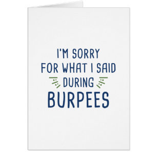 Said During Burpees