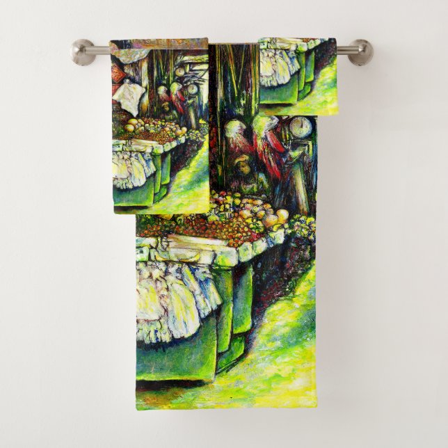 Said to Engage the Entire Idea Bath Towel Set (Insitu)