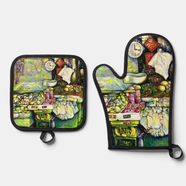 Said to Engage the Entire Idea Oven Mitt & Pot Holder Set (Front)