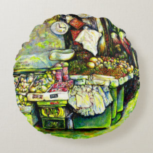 Said to Engage the Entire Idea Round Pillow