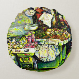 Said to Engage the Entire Idea Round Pillow