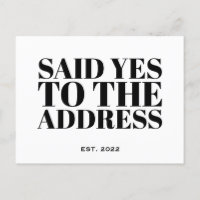 Said Yes to the Address New Homeowner
