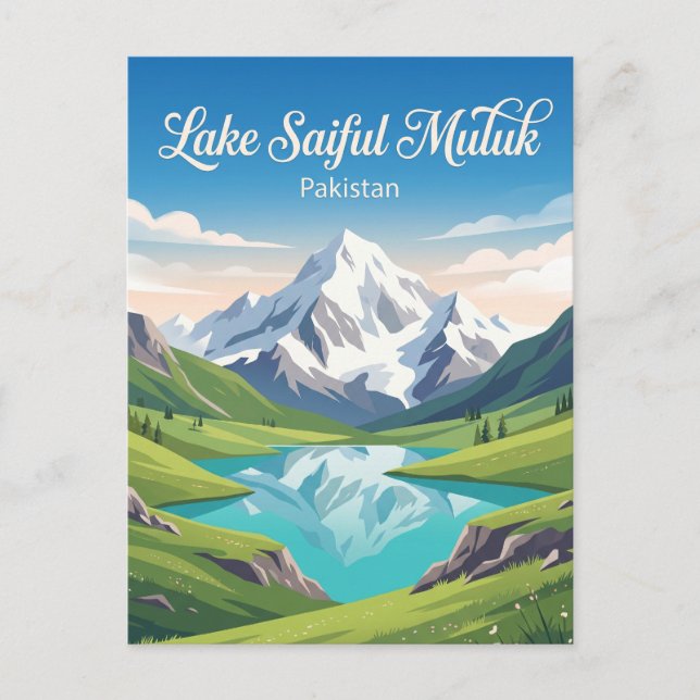 Saiful Muluk National Park Pakistan Postcard (Front)