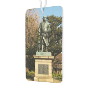 Saigo Takamori (The Last Samurai) & Dog Statue Air Freshener