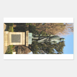 Saigo Takamori (The Last Samurai) & Dog Statue Sticker