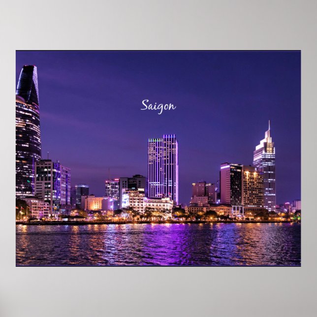Saigon at night poster (Front)