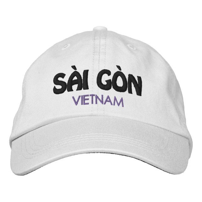 Saïgon, Casquette de baseball brodé au Vietnam (Devant)