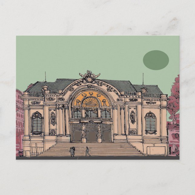 Saigon City Opera House Postcard (Front)